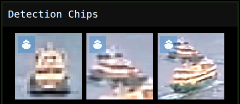 Detection chips panel interface